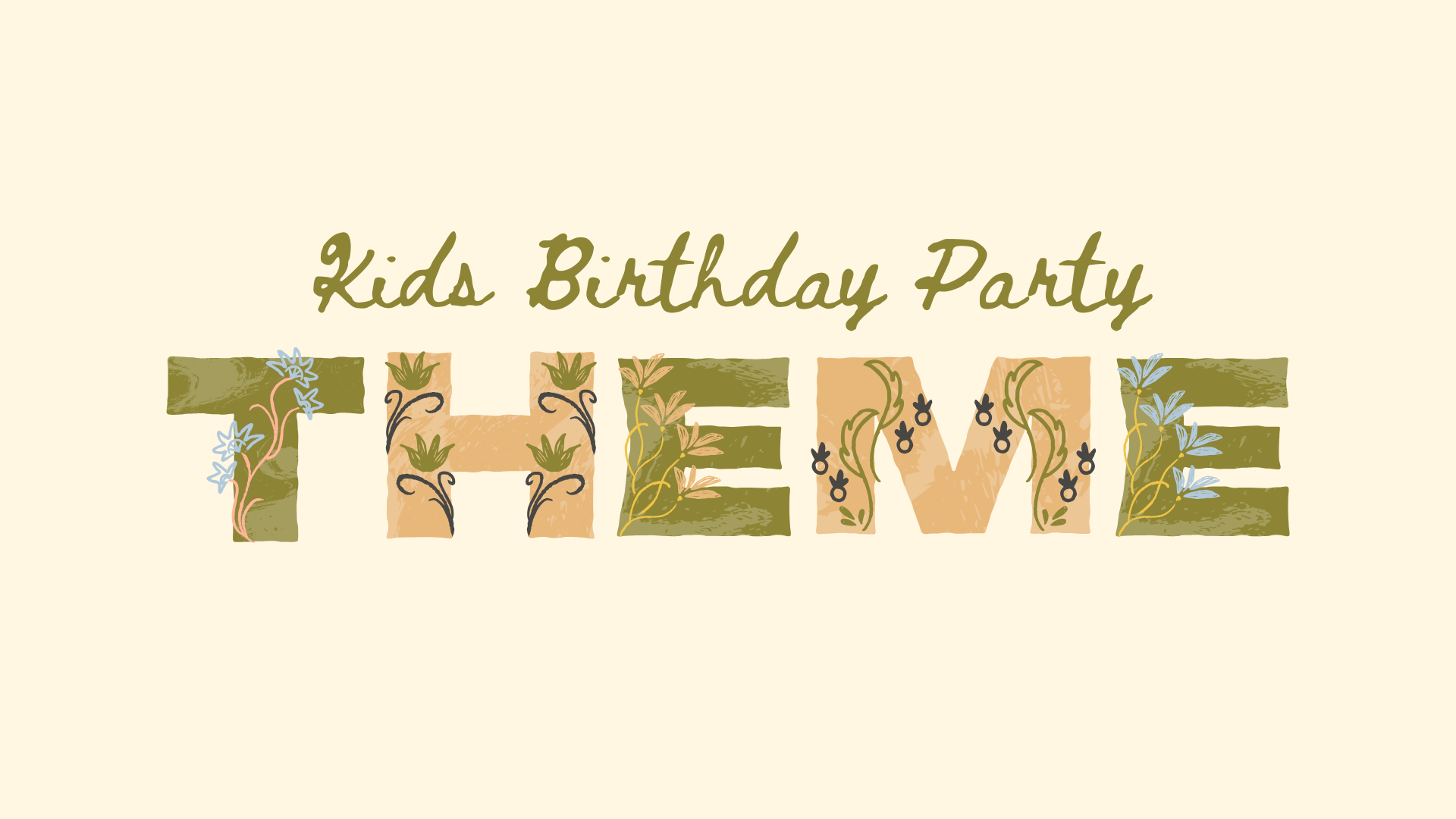 Birthday Party Theme